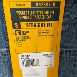 Carhartt Blue Straight Fit Jeans